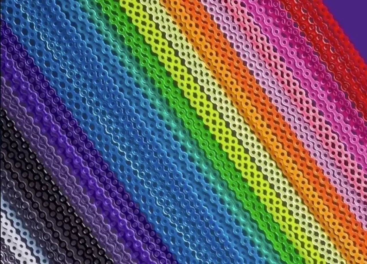 Borrachinha Trançada Aparelho 5 Pares  - Foto 2