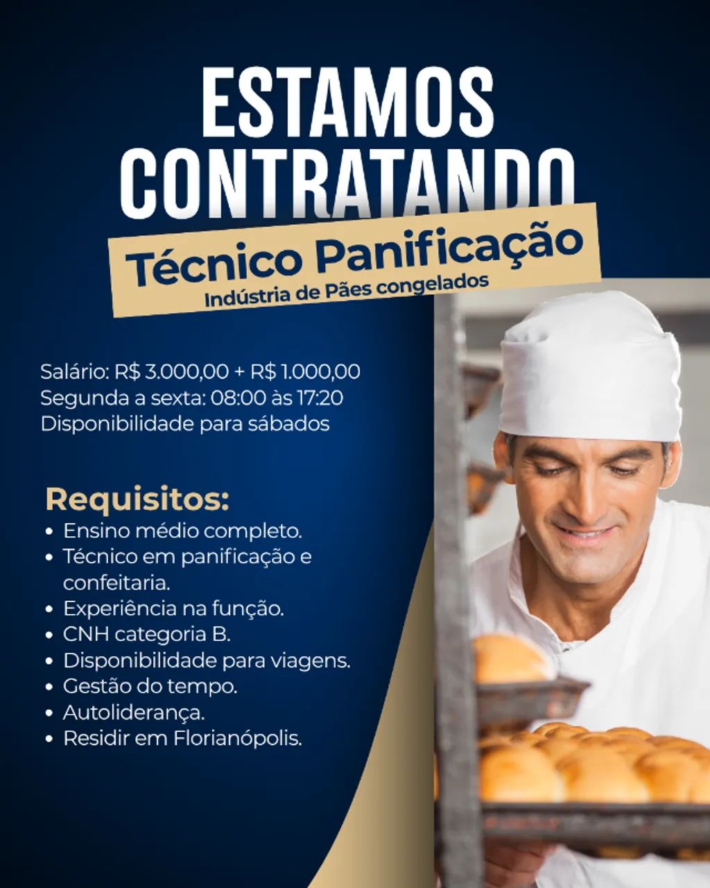 Técnico em Panificação