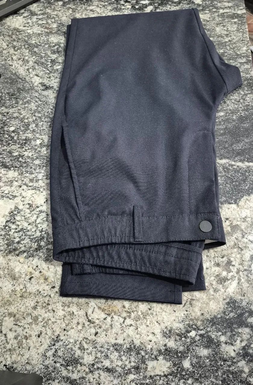 Zara - Calça de Alfaiataria Slim (Azul Escuro)