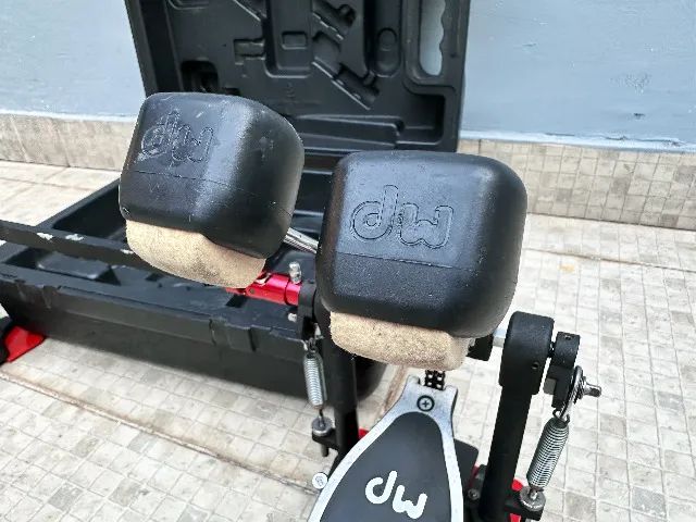 PEDAL DUPLO DW 5000 COM CASE! OTIMO ESTADO - Foto 5