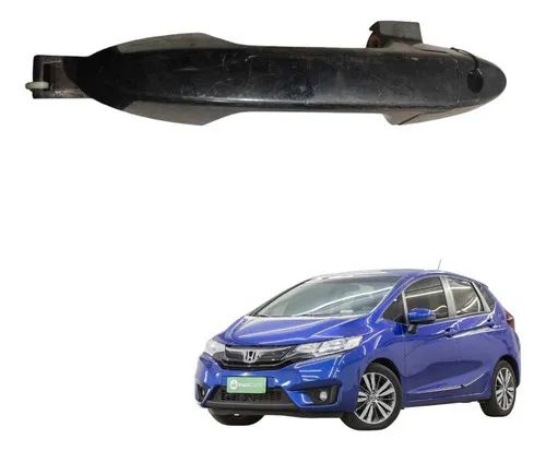 Maçaneta Externa Porta Dianteira Esquerda Fit 2015 A 2021 Preto