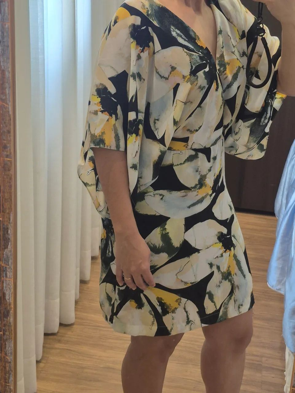 Vestido 2 em 1 (curto ou midi) com saia Transpassada - Foto 4