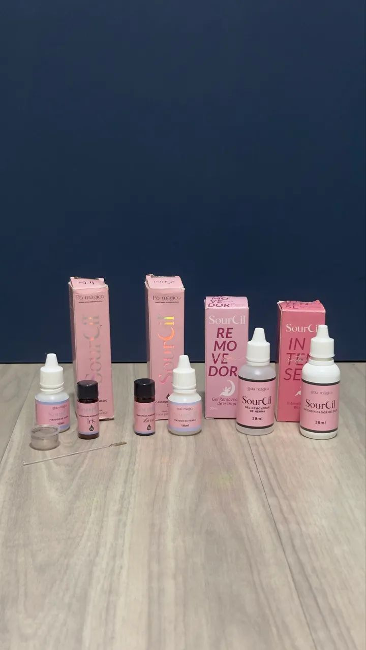 kit henna sourcil completo
