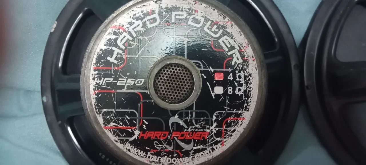Vendo par de auto-falante hard power, 12 polegadas, 8 homos, 250rms - Foto 2
