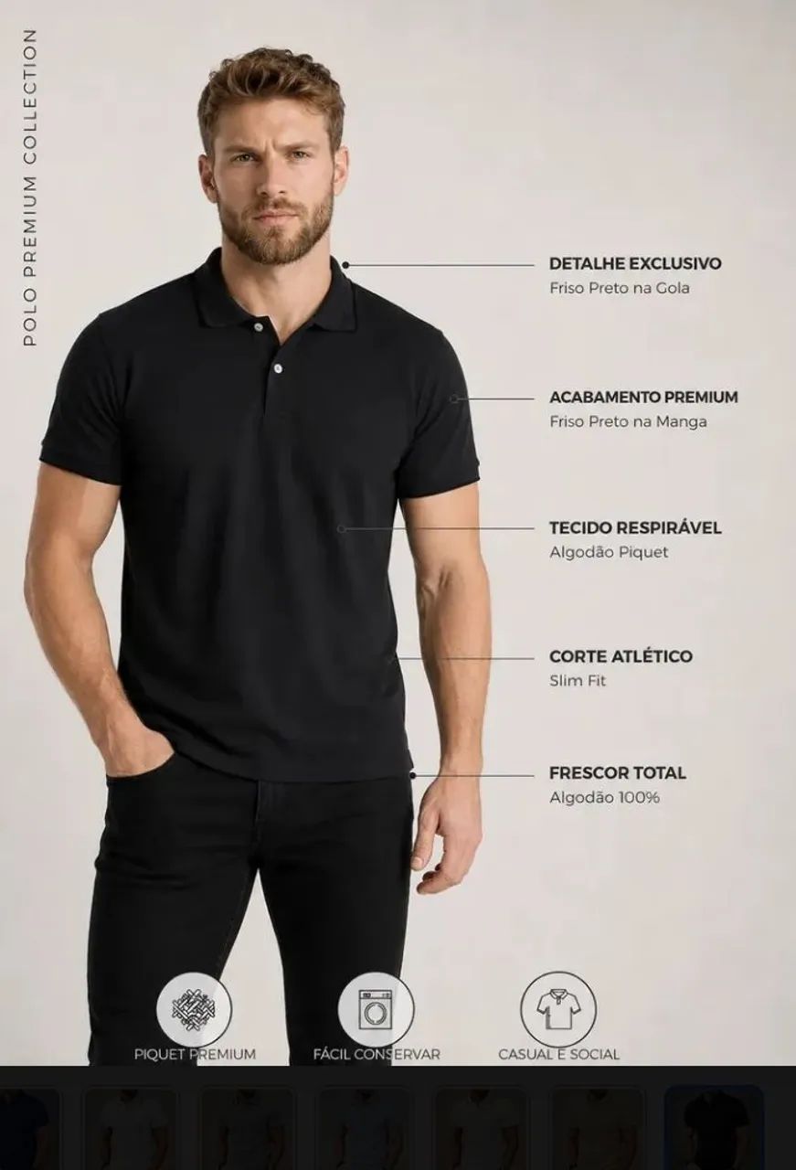 Camisa gola polo - Foto 3