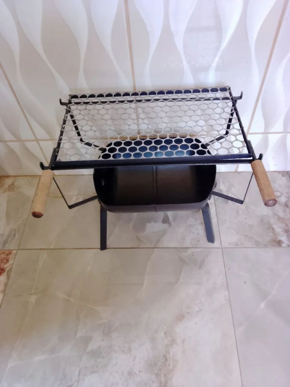 Churrasqueirinha de botija ar refrigerante  - Foto 4