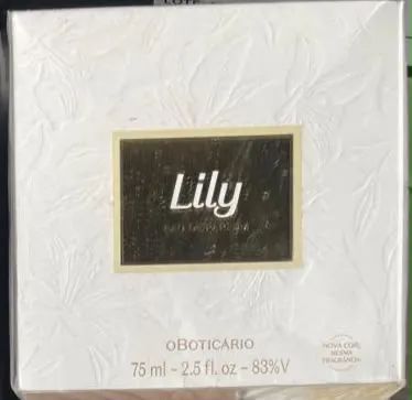 PERFUME LILY - O BOTICÁRIO 
