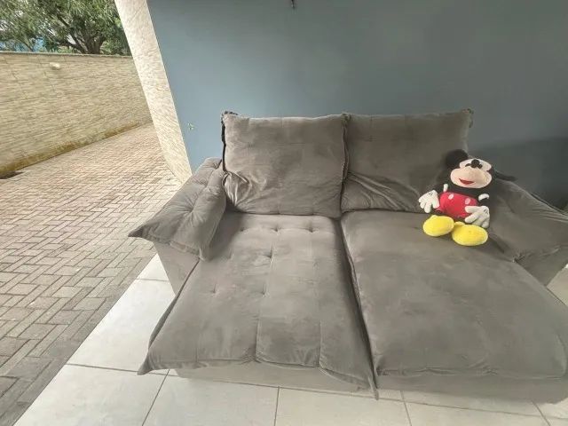Sofá retrátil 2.30m de braço a braço - Foto 3