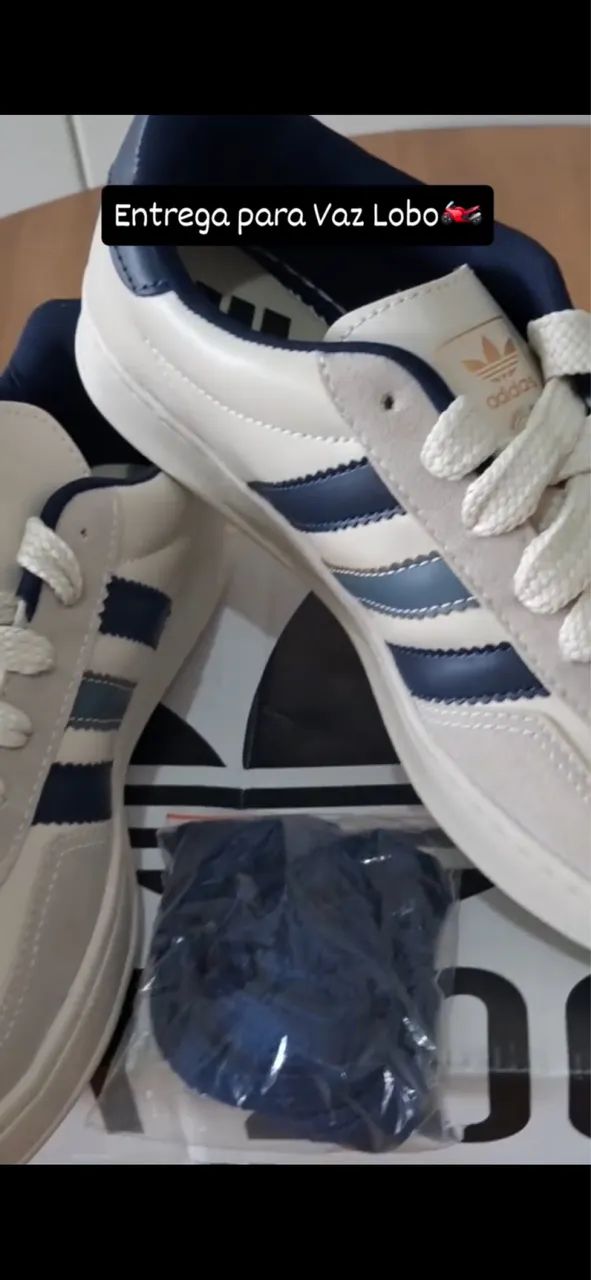 Tênis adidas azul  - Foto 3