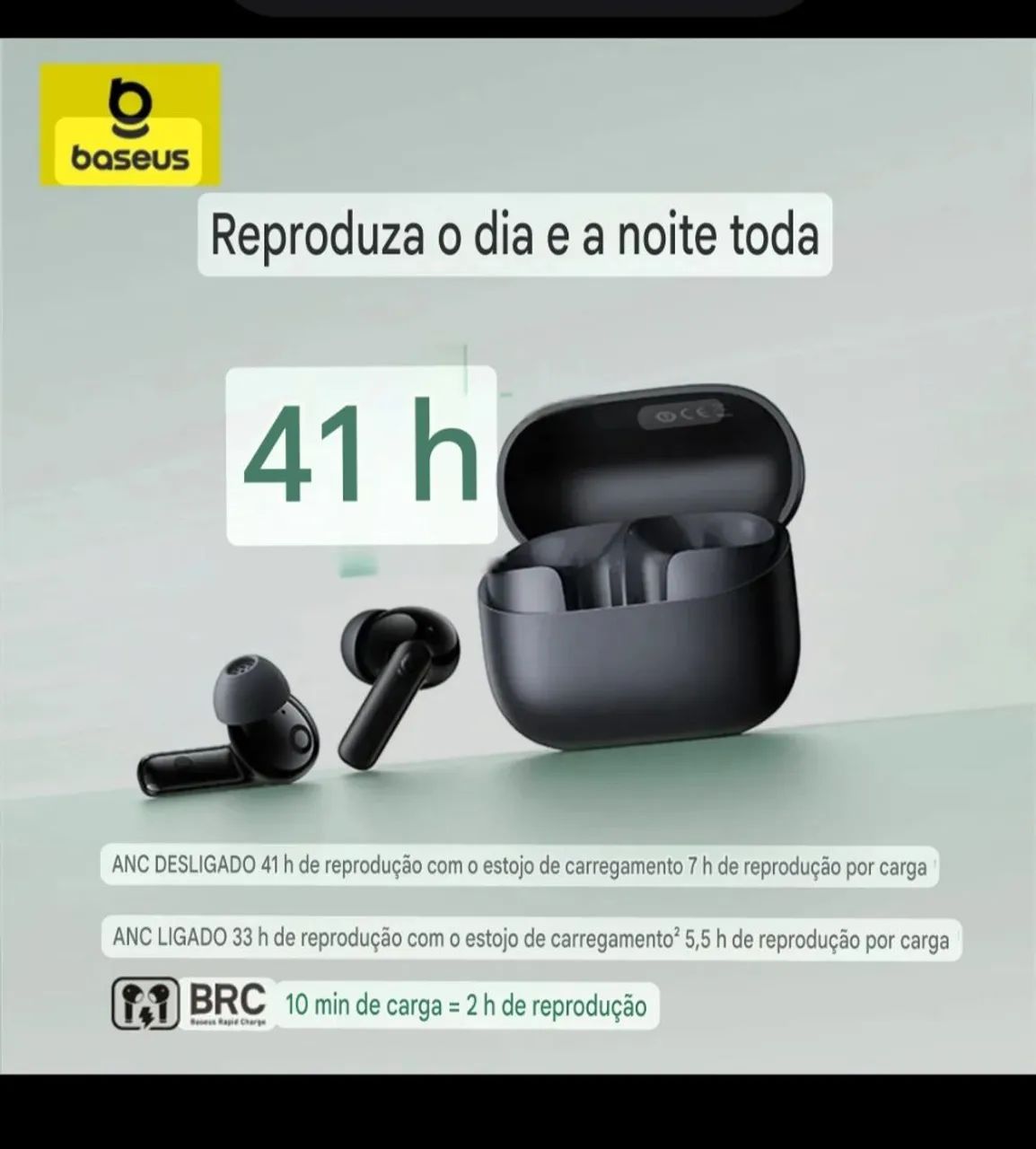 Fone Baseus Ep10nc  - Foto 2