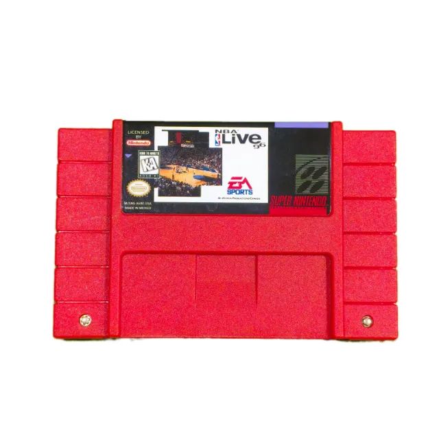 NBA Live 96 SNES - Carcaça Vermelha (Custom/Nova)