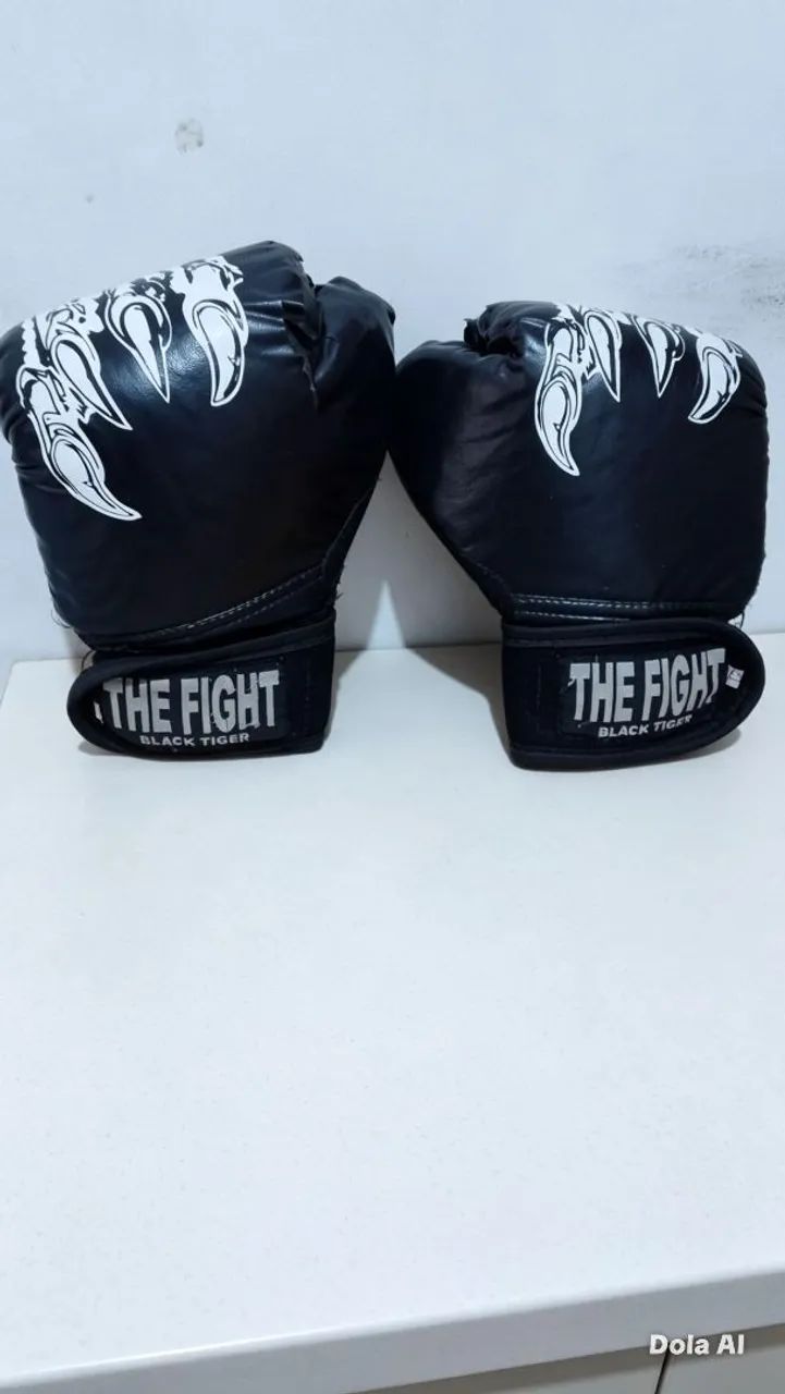 Luva de boxing preta 12 Oz 