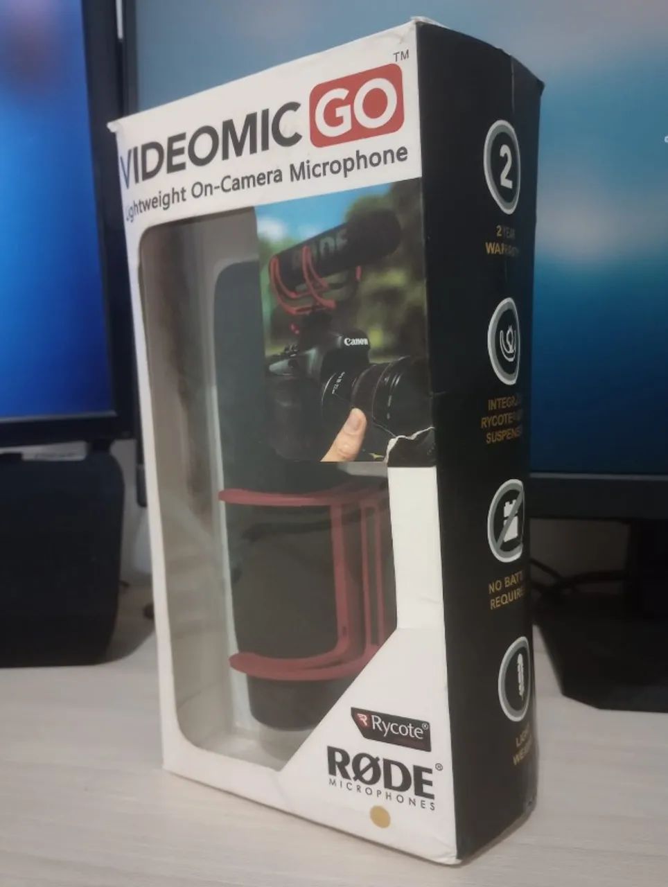 Microfone Rode Videomic Go para Câmeras - Foto 2