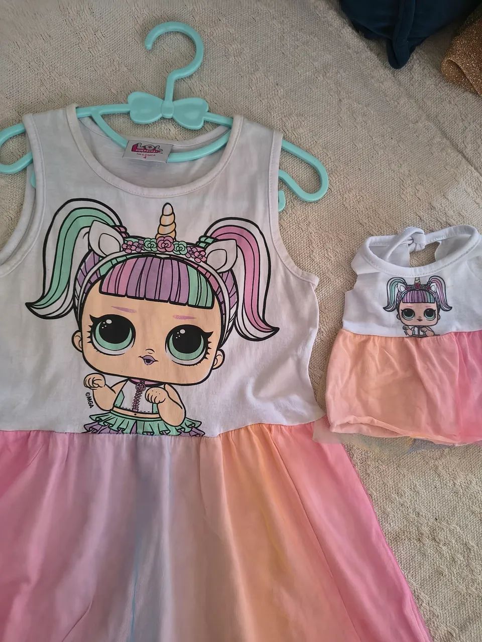 Vestido Menina e Boneca 4 anos - Foto 2