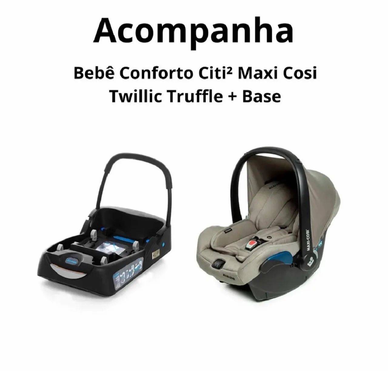 Carrinho de bebê + bebê conforto MAXI-COSI - Foto 3