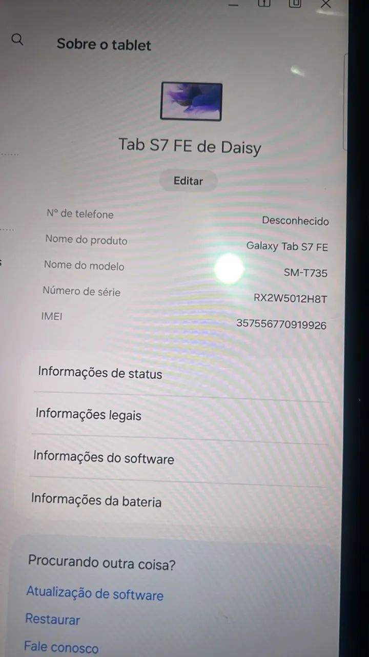 Tablet - Galaxy TAB S7 FE - Foto 3
