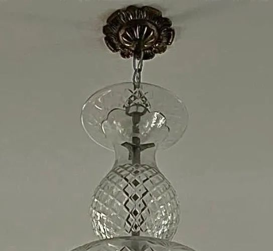 Lustre de Cristal. Antiguidade!  - Foto 5