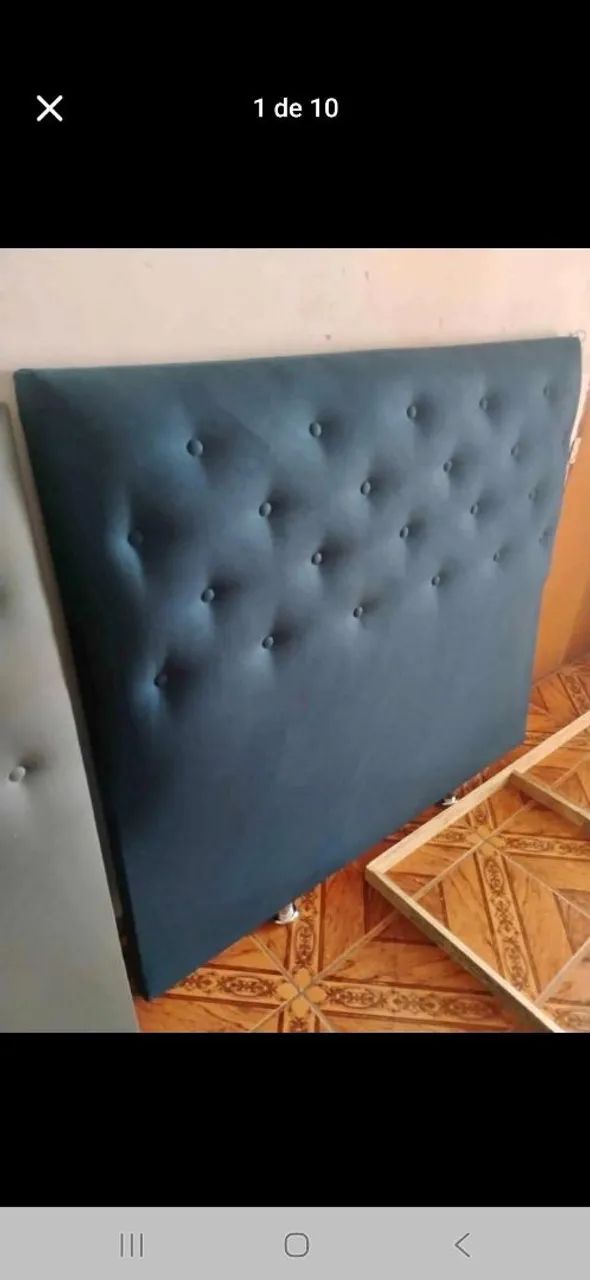 Cama box casal conjugado e cabeceira  - Foto 3