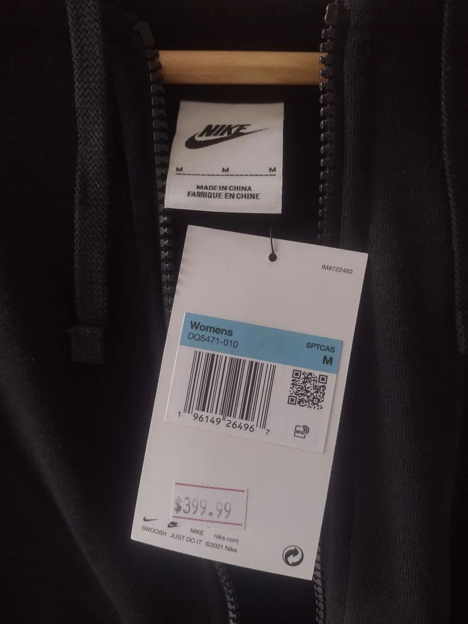Casaco moletom Nike com capuz  - Foto 4