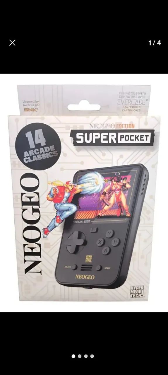 Super Pocket Neo Geo Evercade Lacrado - Consoles de Vídeo Game