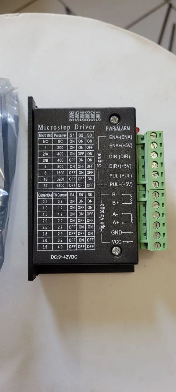 Kit 3 Drivers TB6600 para Motor de Passo CNC/Impressora 3D