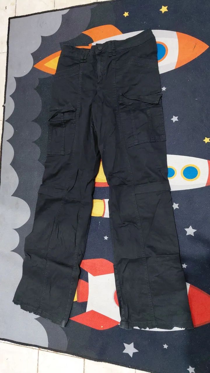 Calça cargo preta