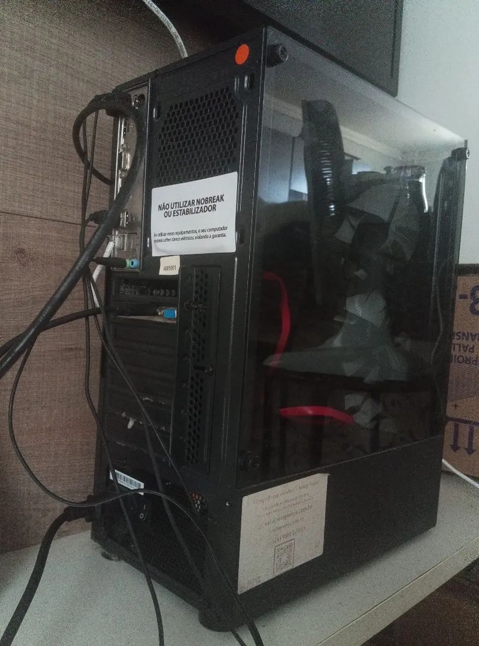 Gabinete gamer completo apenas se monitor  - Foto 2