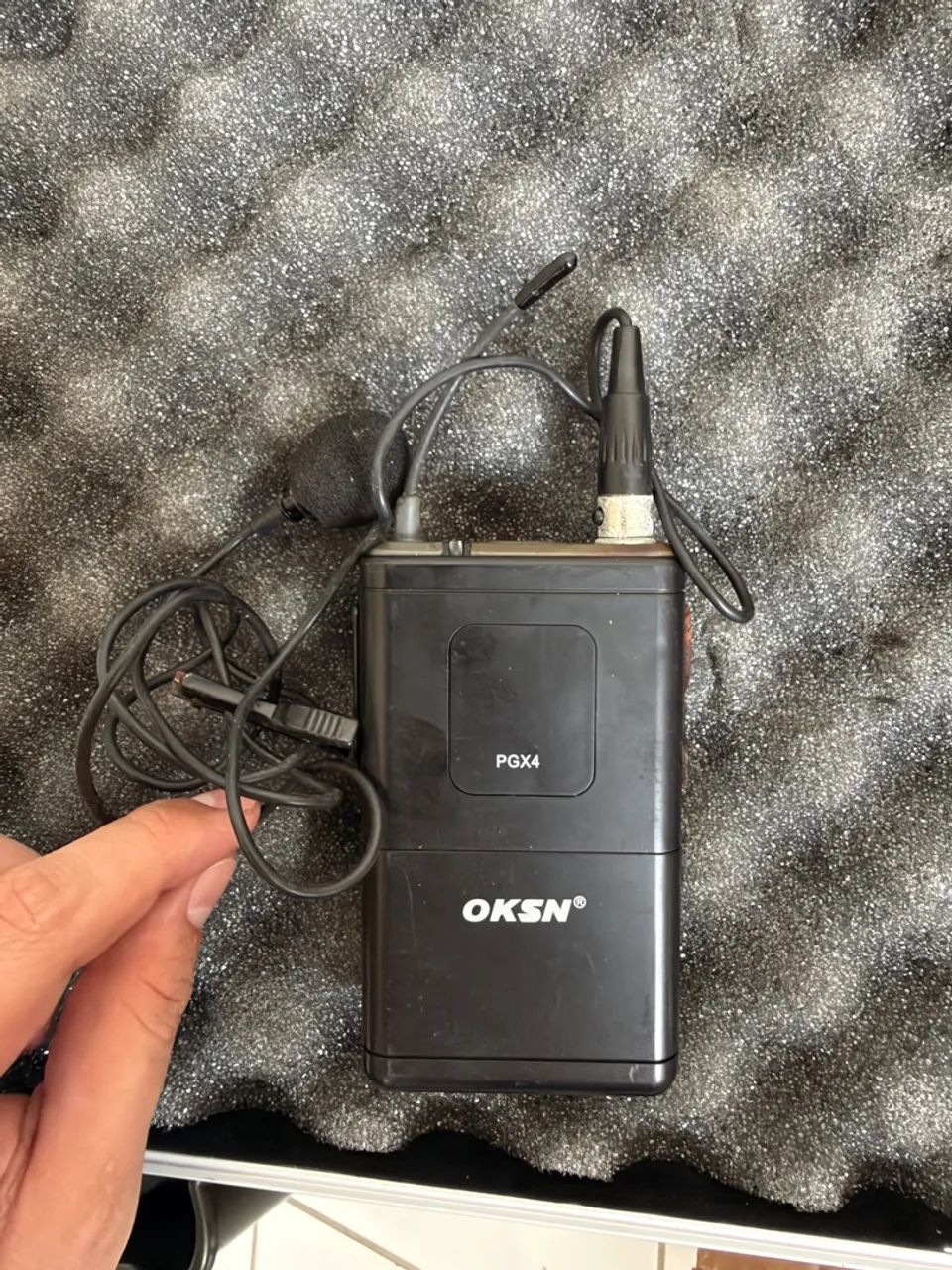 Microfone Sem Fio OKSN PGX4 UHF com Headset e Maleta - Foto 3