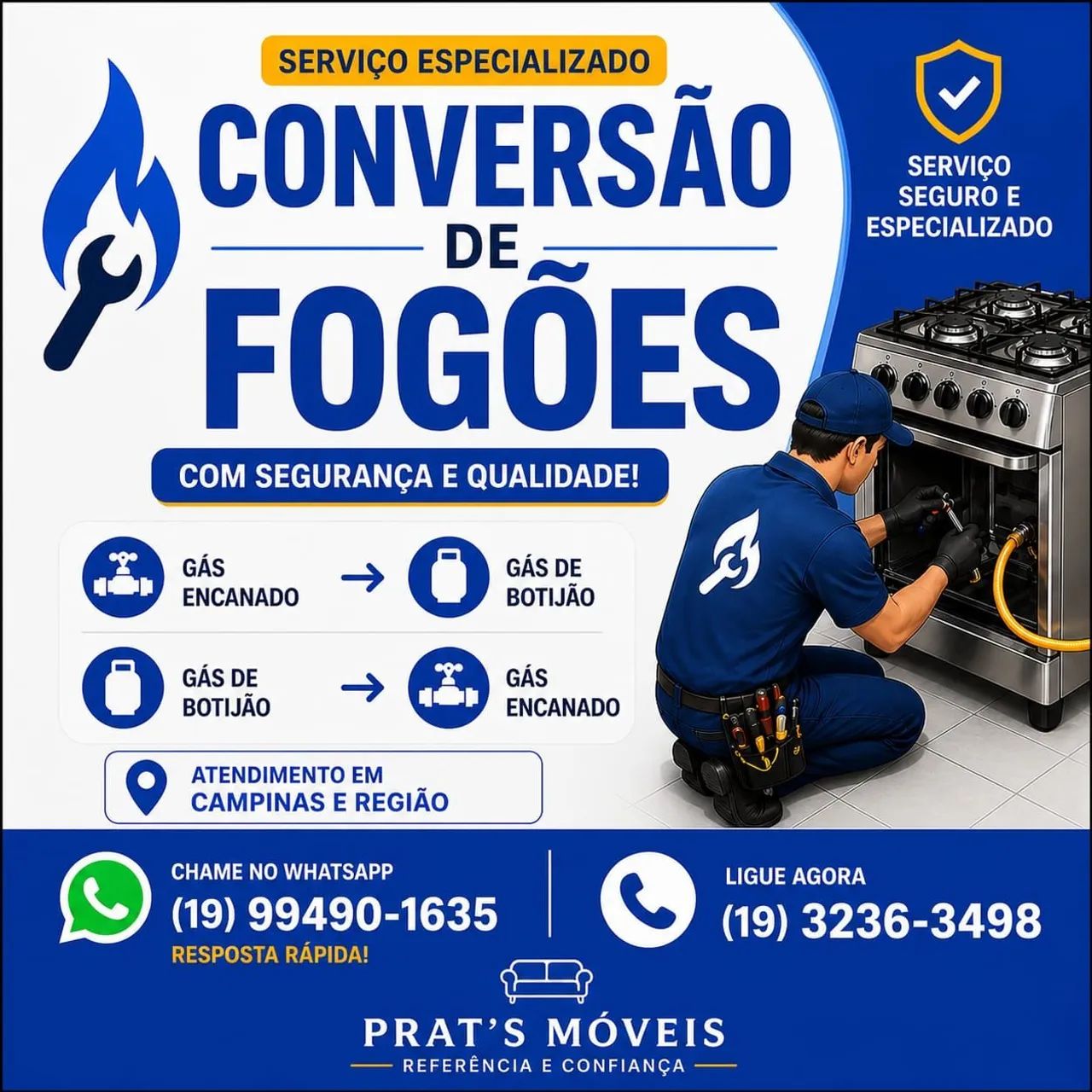 Conversão de Fogão 