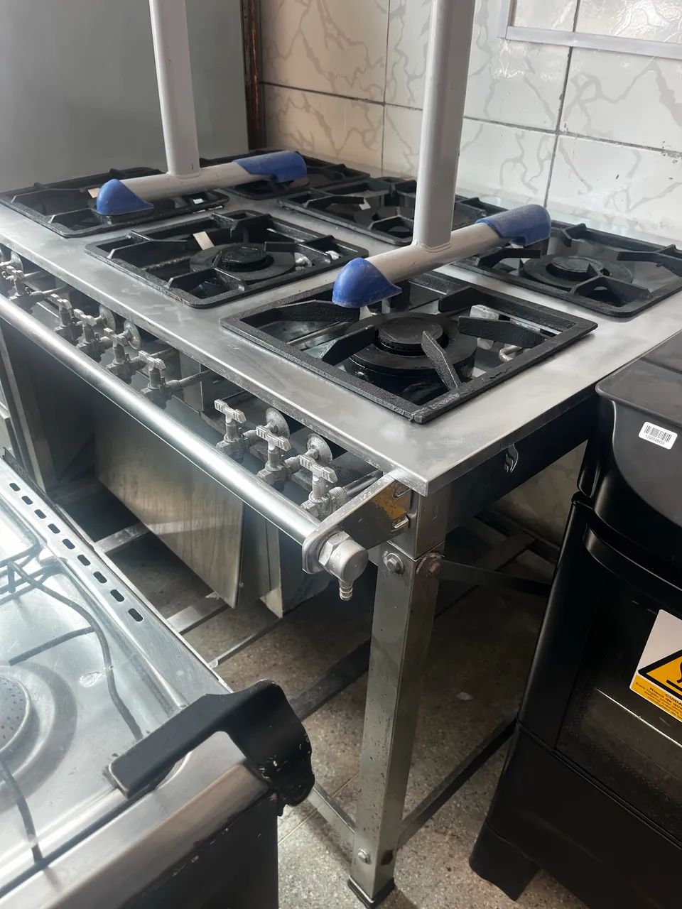 Fogão industrial inox 