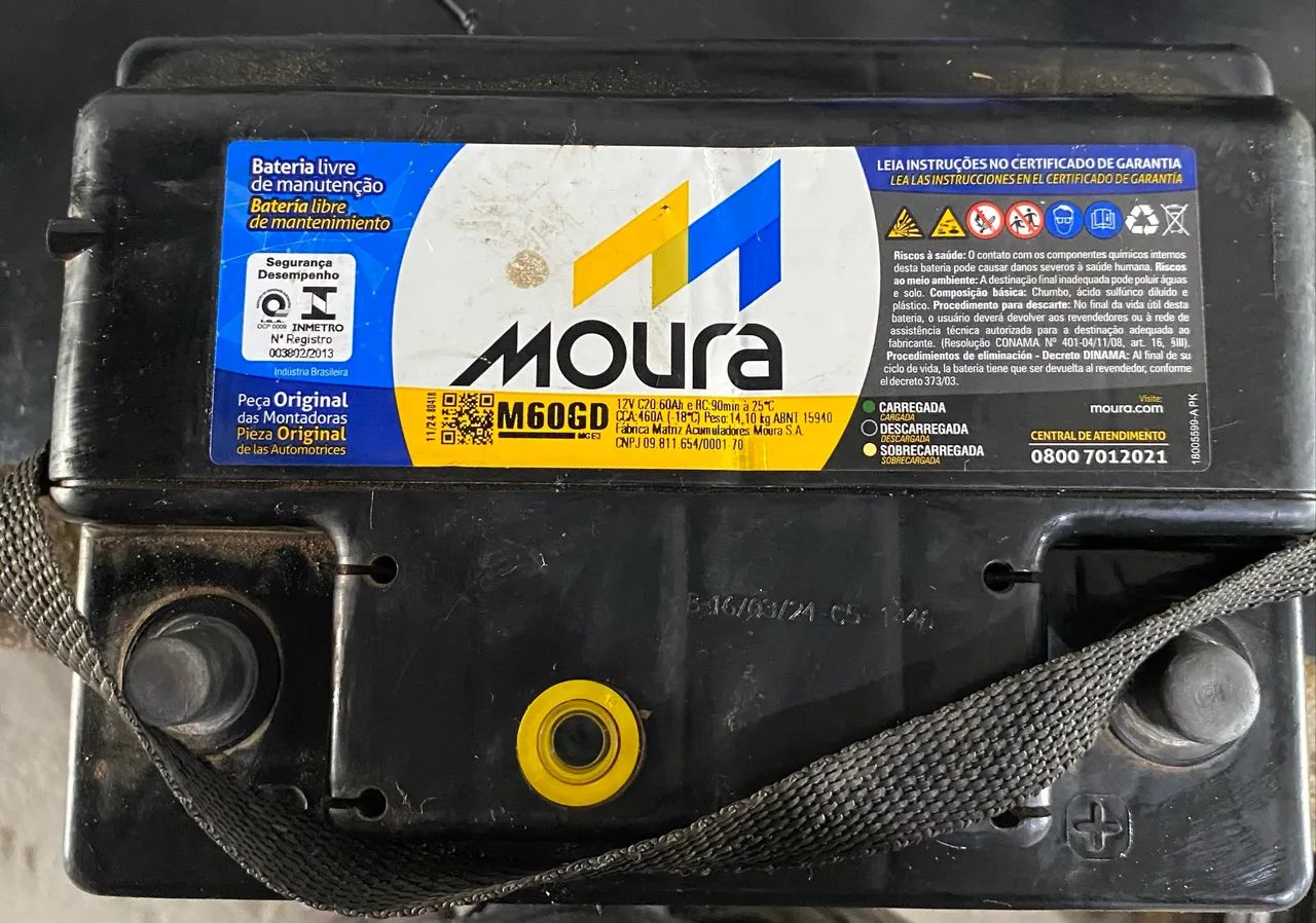 Bateria Moura 60 ah - Foto 2