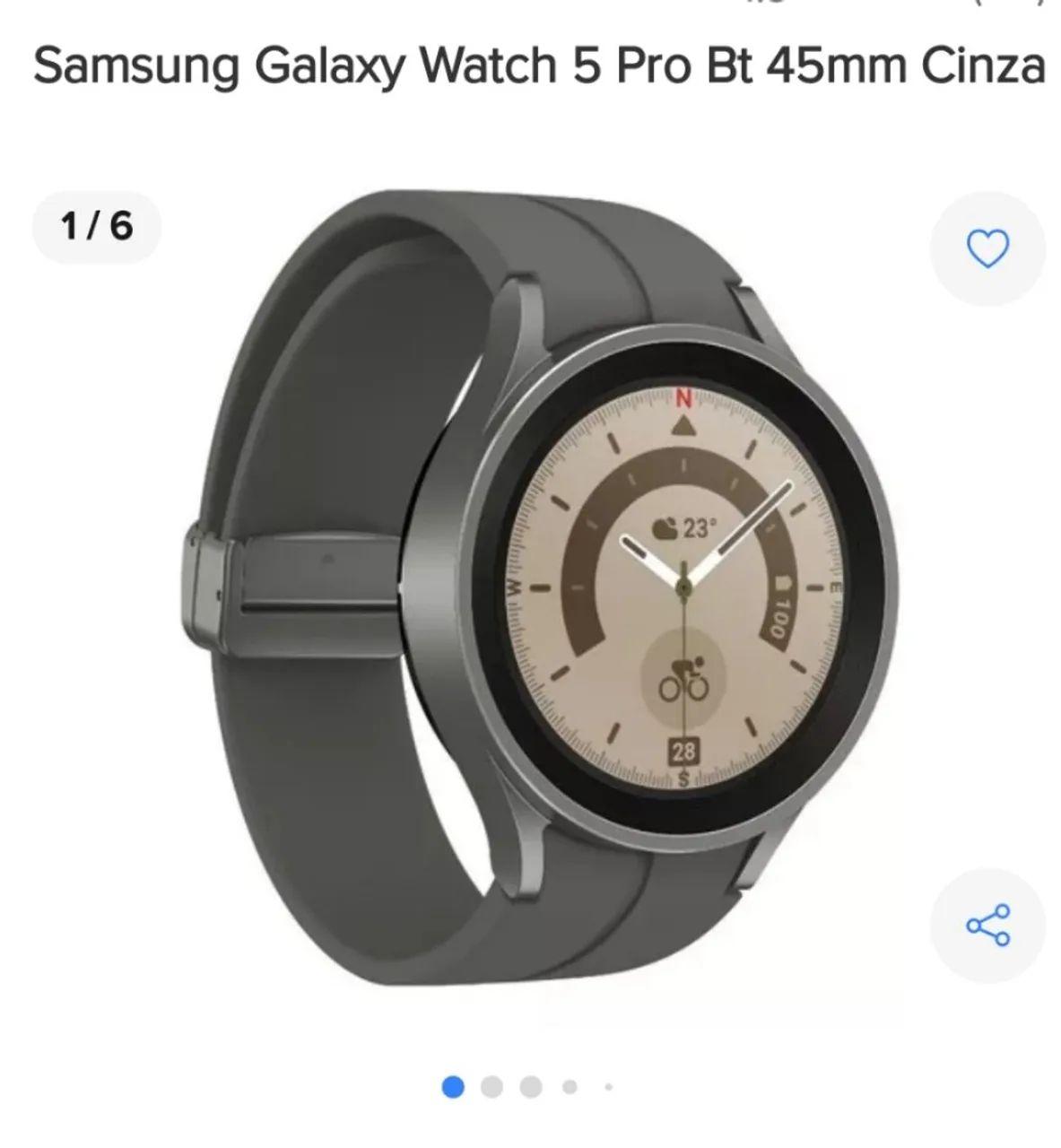 Relógio Samsung Watch 5 Pro