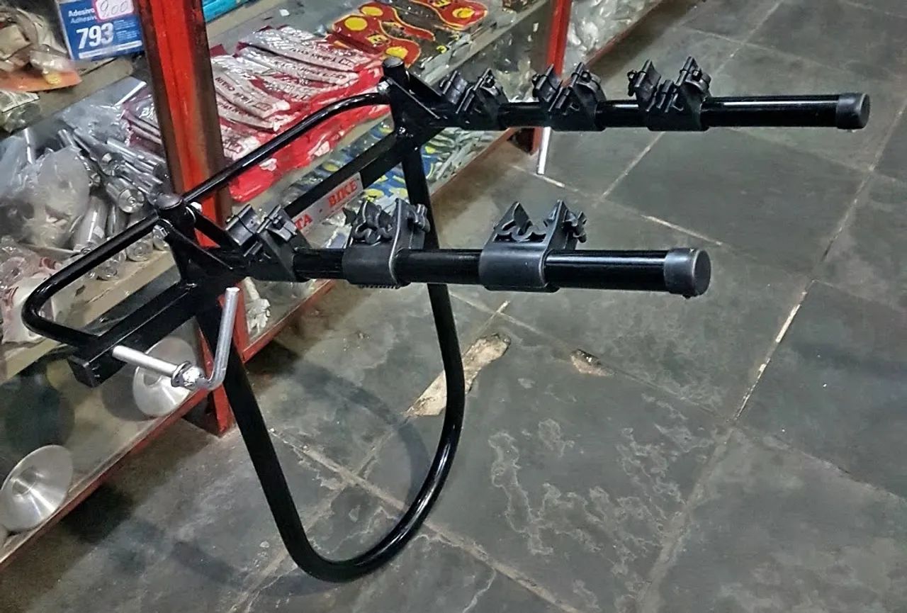 Suporte Transbike 3 Bicicletas fixado no Estepe do Carro - Produto Novo  - Foto 5