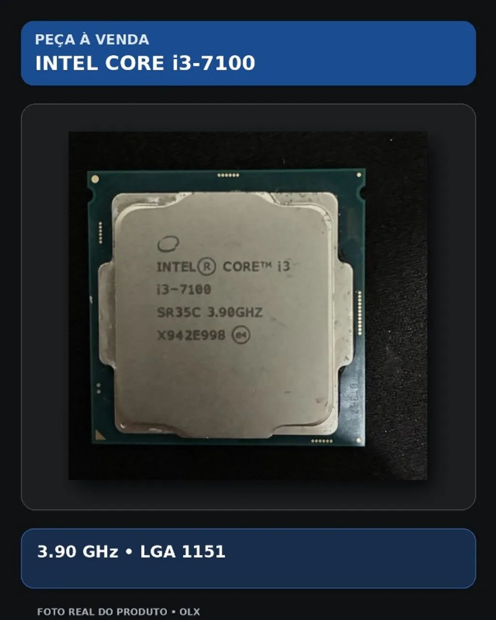 Processador i3-7100