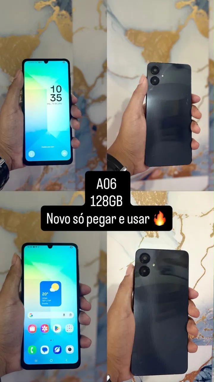Celular semi novo, impecável 