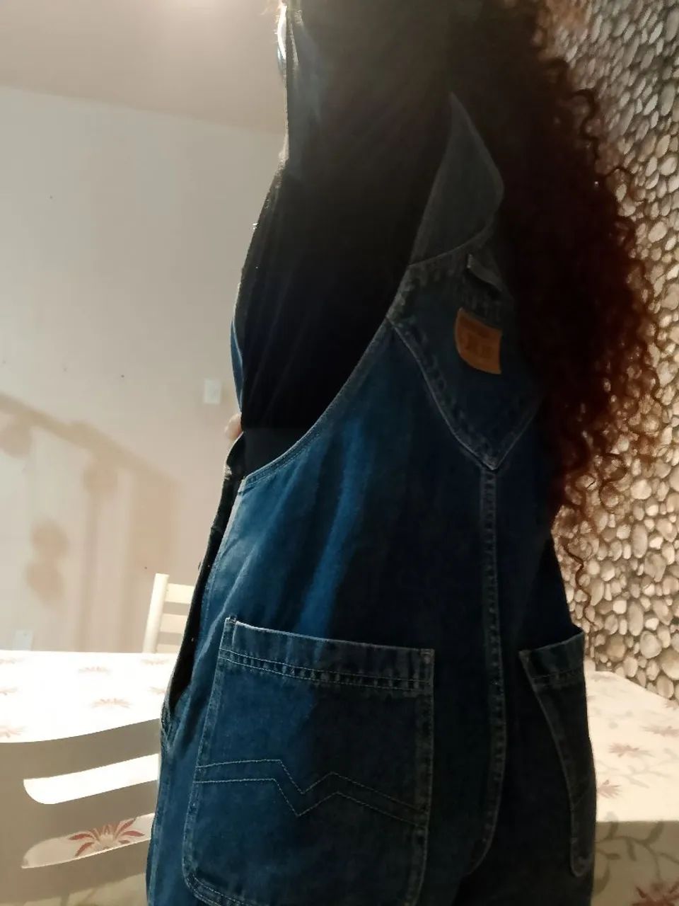 Macacão jardineira jeans vintage cgc - Foto 3