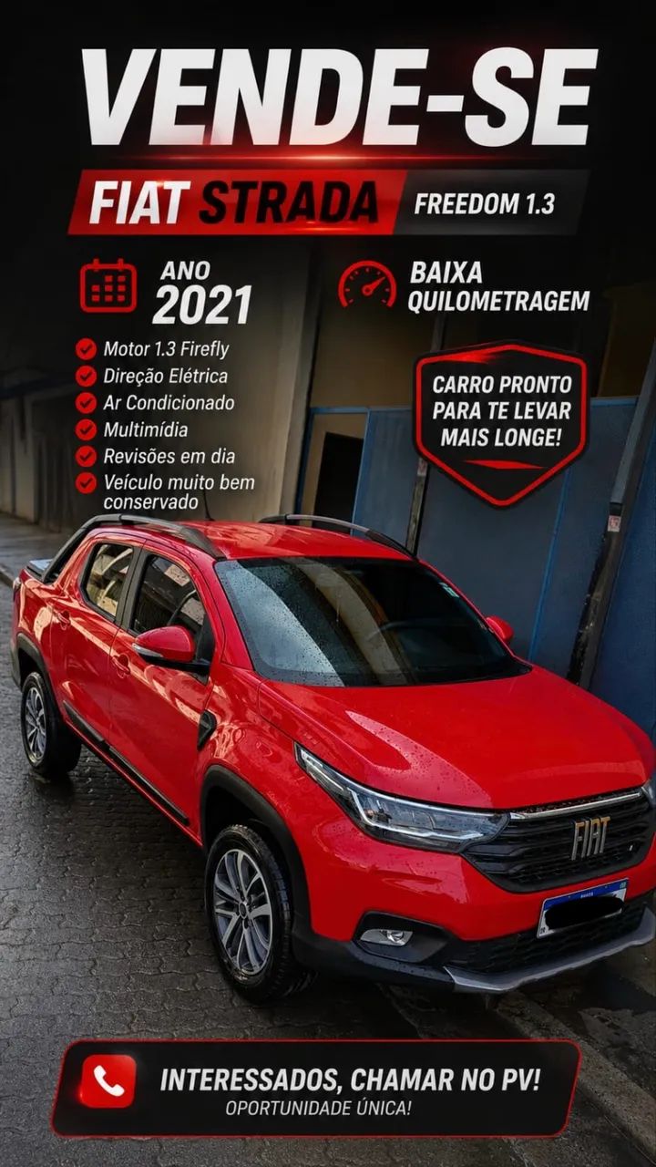 Fiat Strada Volcano 1.3 Flex 8V CD 2021 - Foto 2