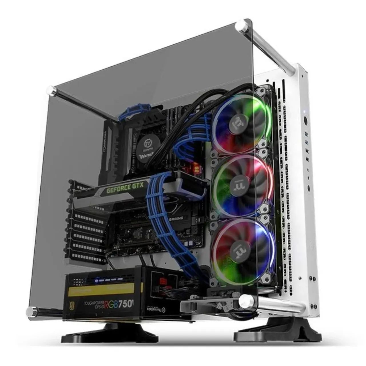 Gabinete Thermaltake p3 branco - Foto 2