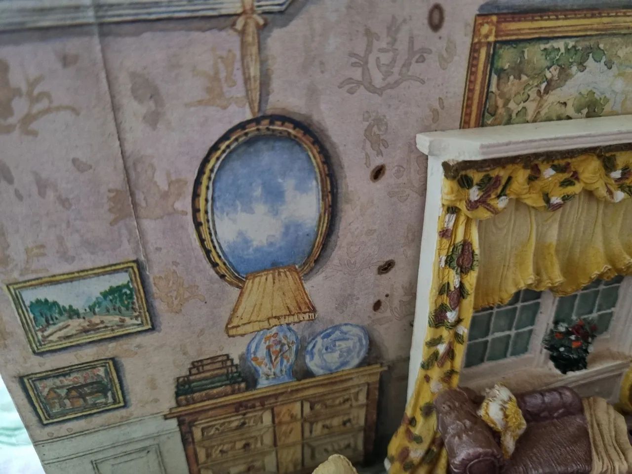Miniatura quarto em resina Vintage - Foto 3