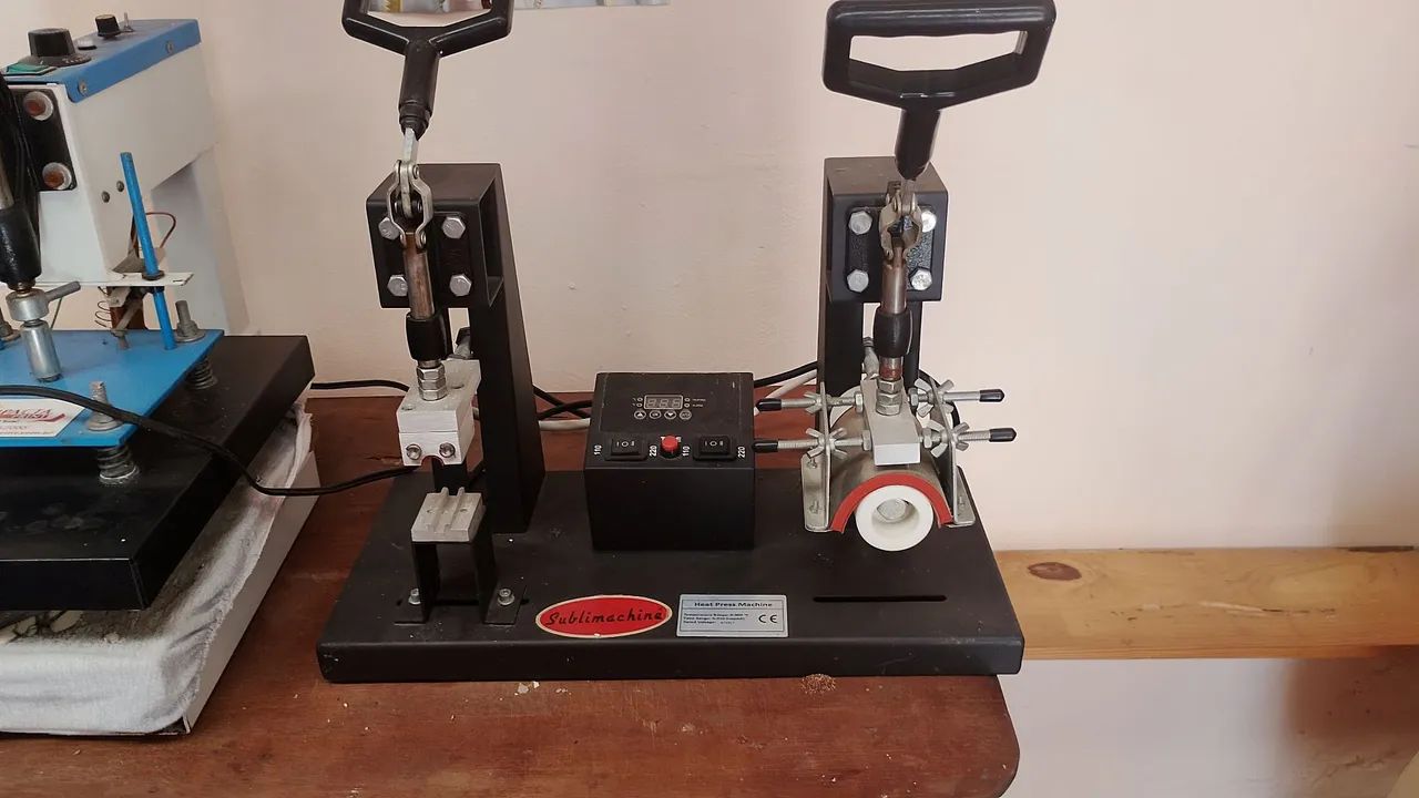 Prensa térmica 2 em 1 transfer  - Foto 5