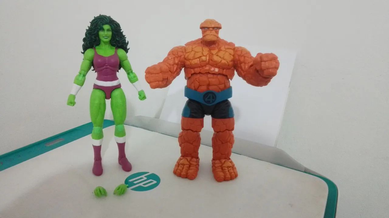 Lote O Coisa e She - Hulk Marvel legends!