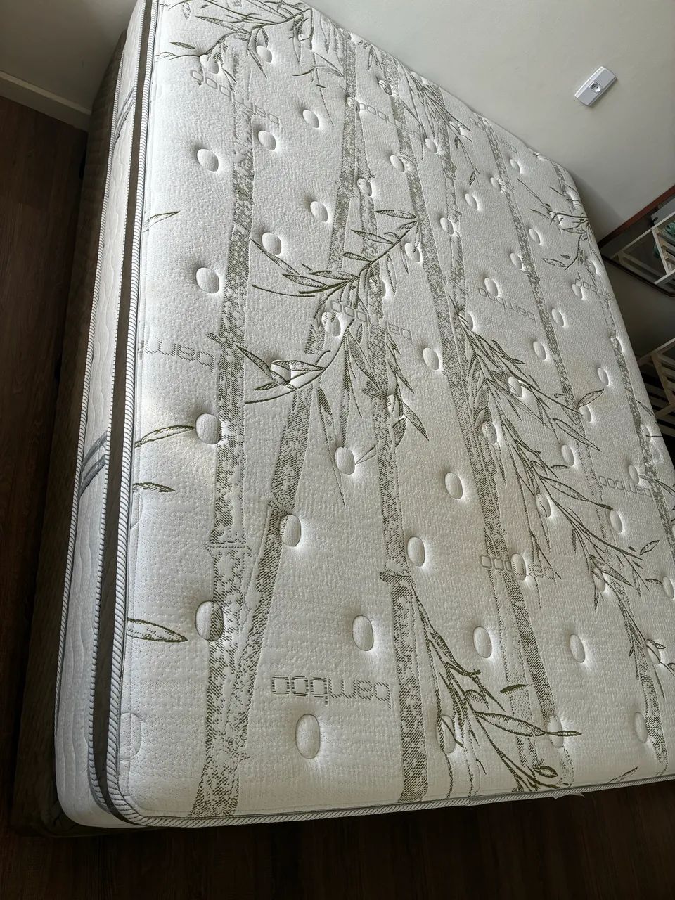 Cama Queen Completa - Colchão Herval Imperatore Eco Bamboo + Box - Foto 2