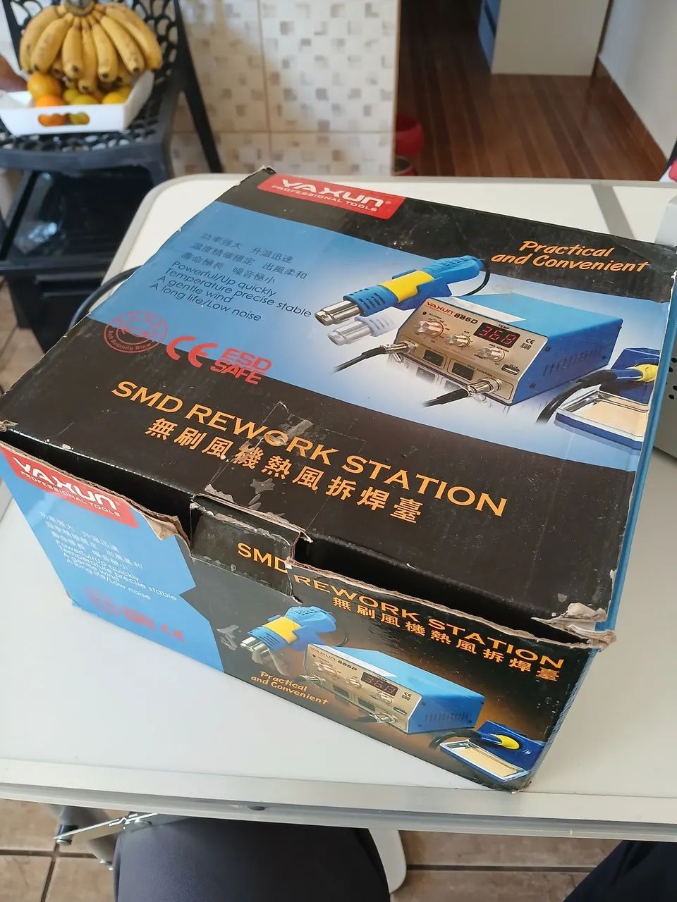 Kit eletrônica - Estação de retrabalho + fonte de bancada  - Foto 3