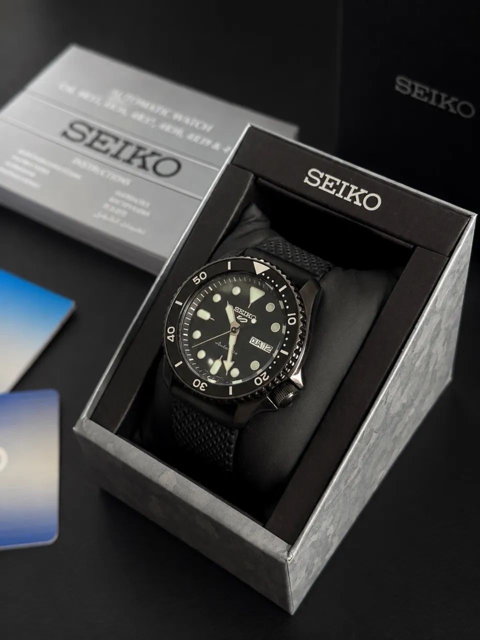 Seiko 5 Sports Black - SRPD65K2 - Foto 2