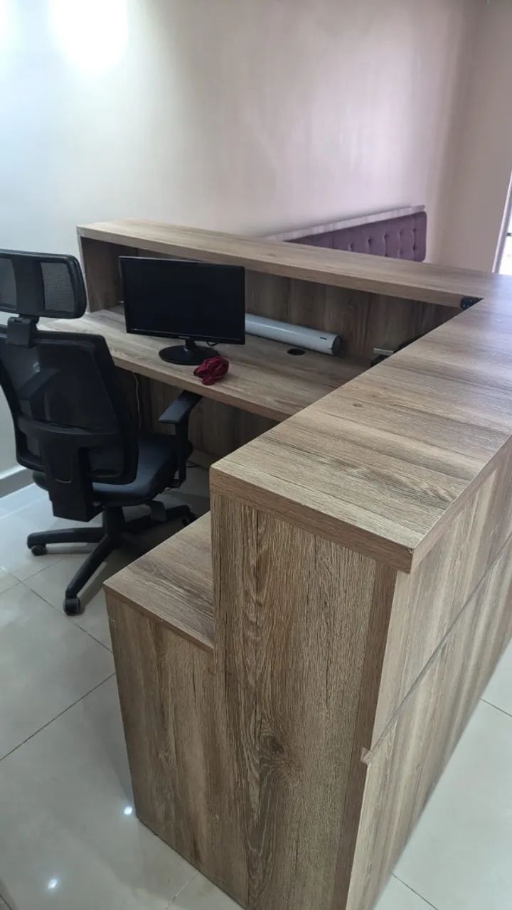 Balcão recepção formato em L - Foto 2