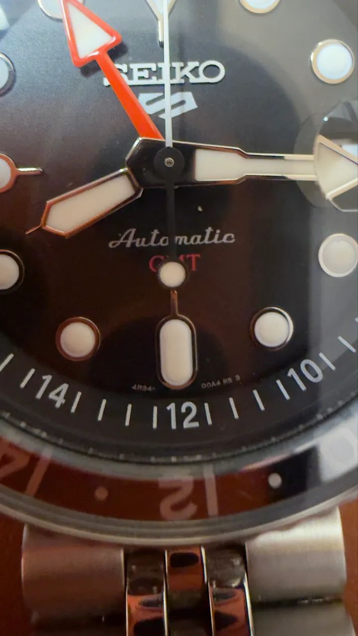 Seiko GMT 5 Preto - Foto 2