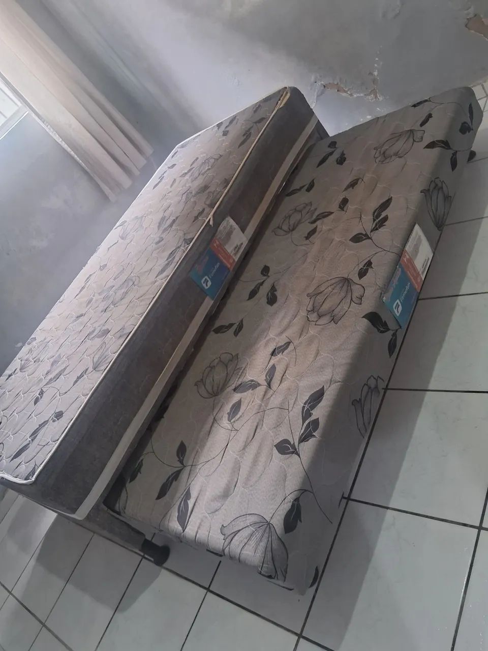 Cama solteiro bicama colchão  - Foto 3
