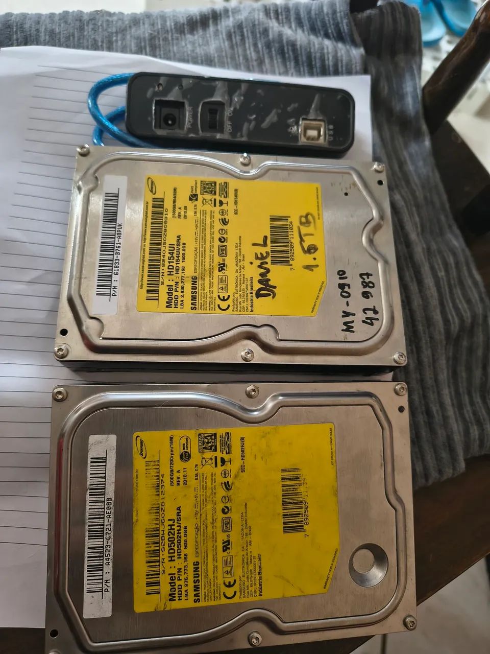 Memorias ram e hds 4g tenho cpu tambem 4g e 2g - Foto 4