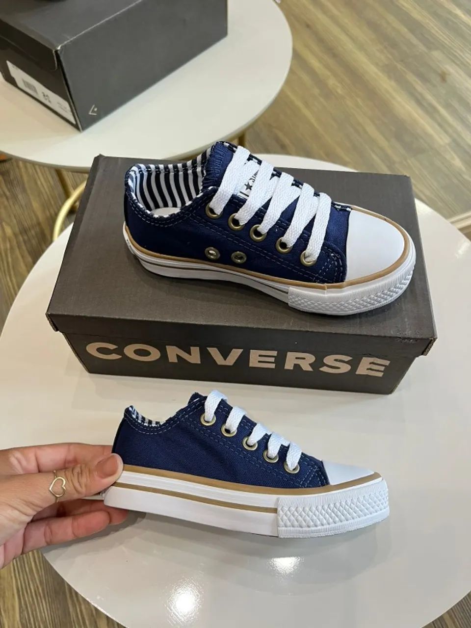 Tênis AllStar Converse Jeans Infantil Vulcanizado Linha premium - Disponível 27 ao 30  - Foto 2