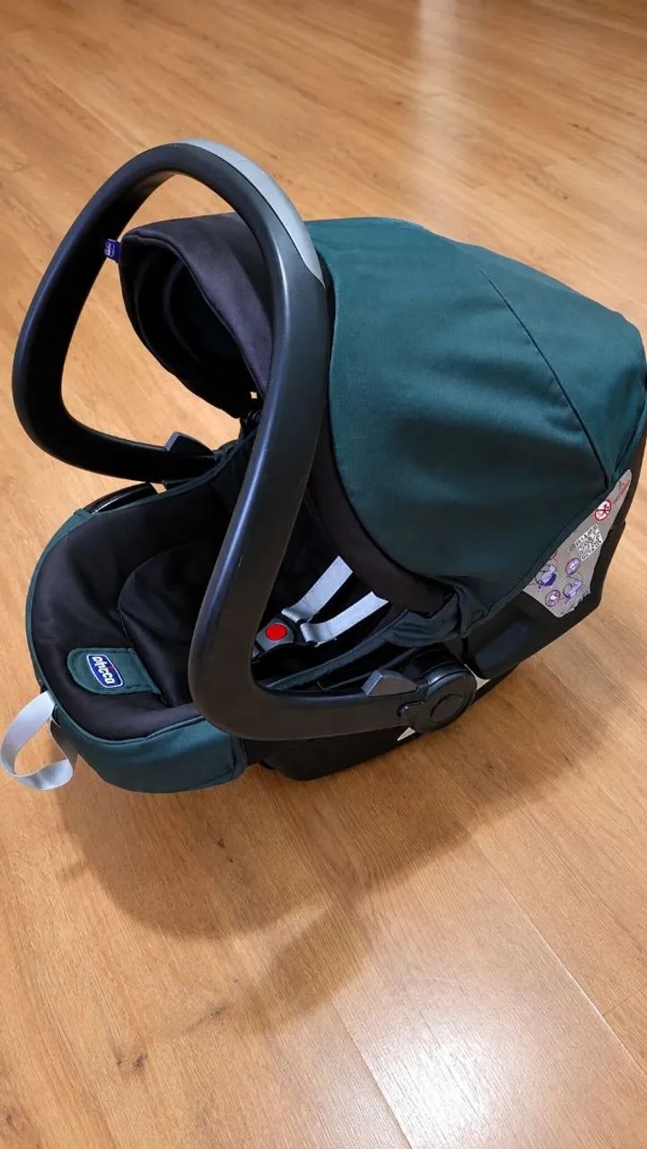 Bebê Conforto Chicco (0 a 13kg) com Base para Carro - Excelente Estado! - Foto 3